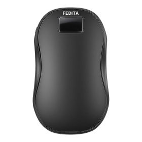 Large Capacity Double-sided Heating Digital Display USB Charging Portable Hand Warmer (Option: N20 Black-1PCS)